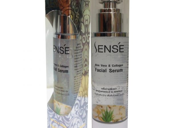 Омолаживающая сыворотка для лица Коллаген+Алоэ Вера Sense Virgin Coconut Oil Facial Serum,100 мл. Таиланд