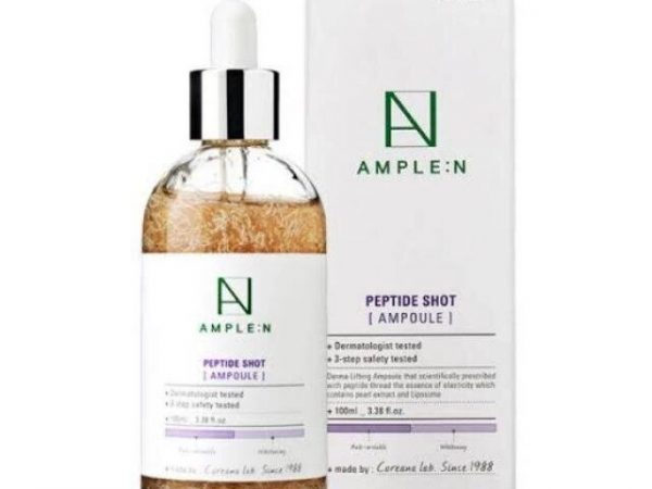 Омолаживающая сыворотка с Пептидами Coreana Lab Ample:N Peptide Shot Ampoule, Корея 100 МЛ.