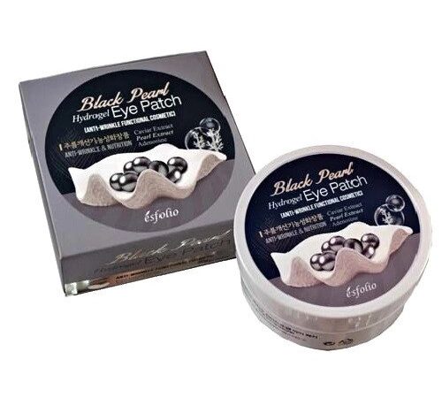 Патчи гидрогелевые с экстрактом Жемчуга Esfolio Black Pearl Hydrogel Eye Patch, 60 шт. Таиланд