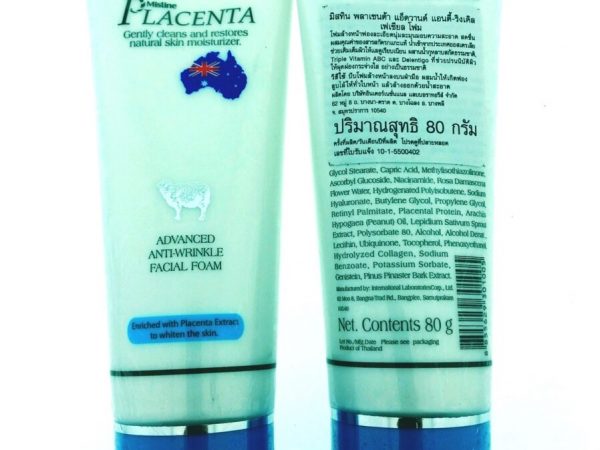 Пенка для умывания с экстрактом плаценты овцы Mistine Sheep Placenta Facial Foam, 80 мл., Таиланд