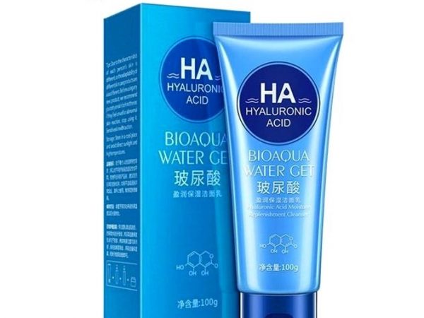 Пенка для умывания с Гиалуроновой Кислотой Bioaqua Water Get HA Hyaluronic Acid, 100 мл. Таиланд
