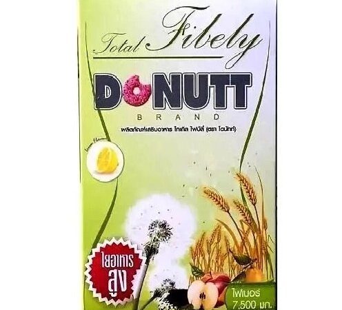 Растительная клетчатка для похудения и очищения организма Donutt Detox Total Fibely, Таиланд