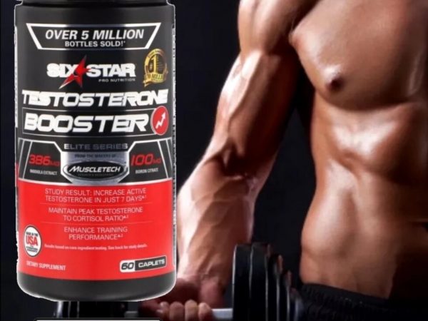 Six Star Testosterone Booster Elite Series добавка для увеличения выработки тестостерона, 60 капсул. США