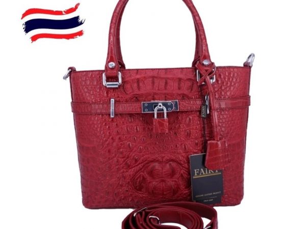 Сумка женская из натуральной Крокодиловой кожи Fairy Genuine Leather Product Model CR N100, Таиланд