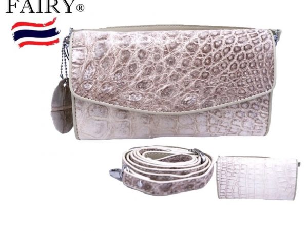 Сумка женская из натуральной Крокодиловой кожи Fairy Genuine Leather Product Model CR006, Таиланд