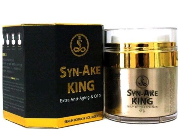 Сыворотка антивозрастная с пептидом яда змеи и коллагеном Syn-Ake King Serum Botox  Collagen, 50 мл. Таиланд