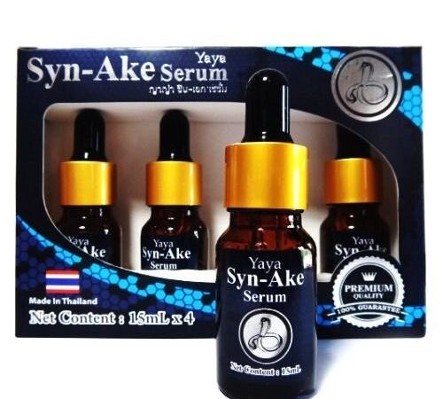 Сыворотка для лица со Змеиным Ядом Yaya Syn-Ake Serum, 4x15 мл., Таиланд