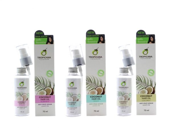 Сыворотка для волос Tropicana Coconut Hair Oil Anti-Frizz Serum, 70 мл. в ассортименте, Таиланд