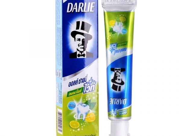 Тайская отбеливающая зубная паста Darlie All Shiny White Lime Mint, 140 гр. Таиланд