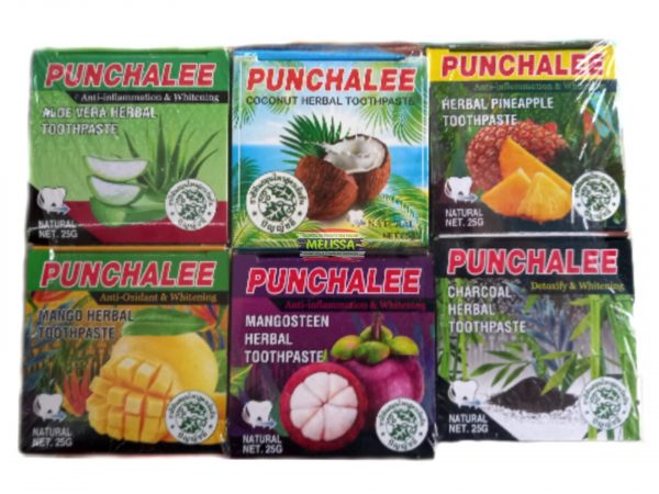 Тайская зубная паста Punchalee Herbal Toothpaste НАБОР ИЗ 6 ШТ.