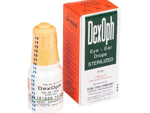 Тайские капли для глаз и ушей DexOph Eye-Ear Drops, 4 мл.