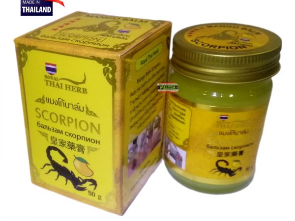 Тайский бальзам Скорпион Royal Thai Herb Scorpion Mango Balm, 50 гр. Таиланд