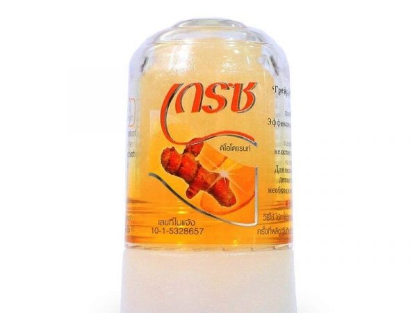 Тайский дезодорант кристалл Grace Crystal Deodorant Kurkuma, 40 гр., Таиланд