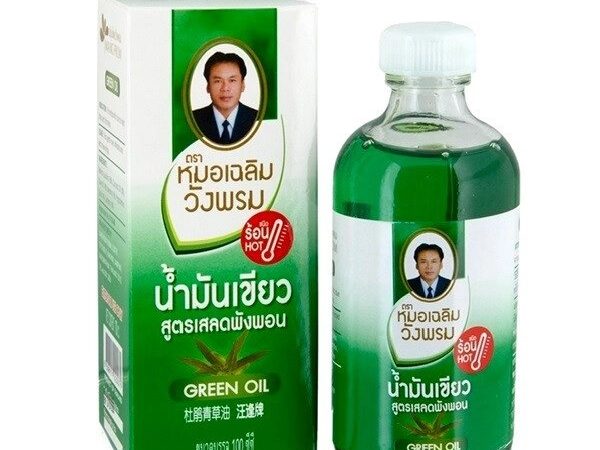 Тайский зеленый жидкий бальзам Wang Prom Green Oil, Таиланд 50 мл