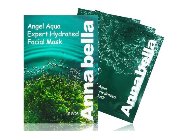 Тканевая маска с Морскими Водорослями для всех типов кожи  Annabella Angel Aqua Facial Mask,  Таиланд