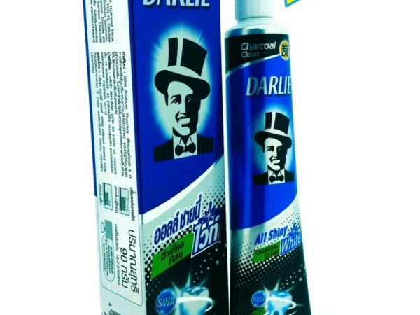 Угольная зубная паста Darlie Toothpaste All Shiny White Charcoal Clean, 75 гр. Таиланд