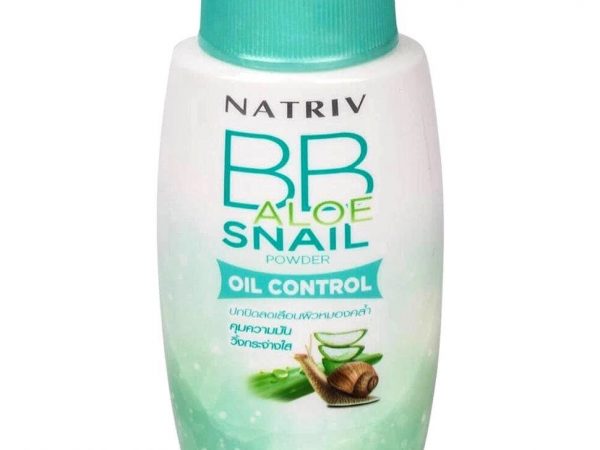Улиточная пудра для жирной кожи лица Natriv BB Aloe Snail Powder Oil Control, 40 гр. Таиланд