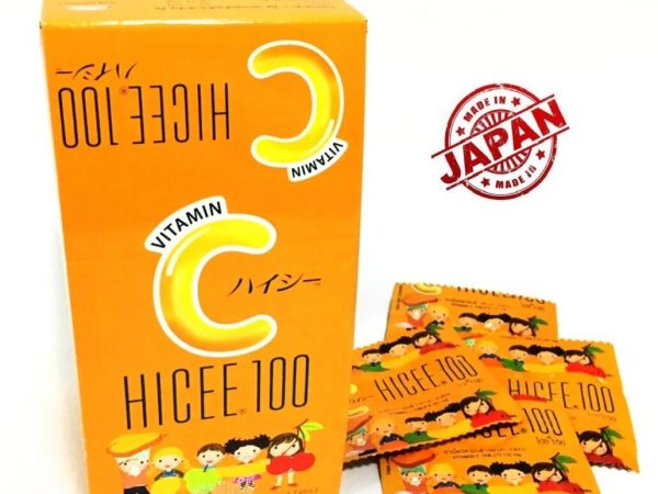 Витамин С 100 мг. Hicee 100 Vitamin C, 40 саше  4 таблетки. 160 таблеток. Таиланд