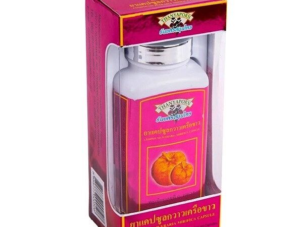 Витамины для женского здоровья и увеличения груди Thanyaporn Herbs Pueraria Mirifica, 60 капсул, Таиланд