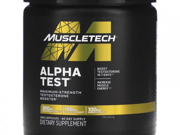 MuscleTech, Alpha Test, 240 капсул