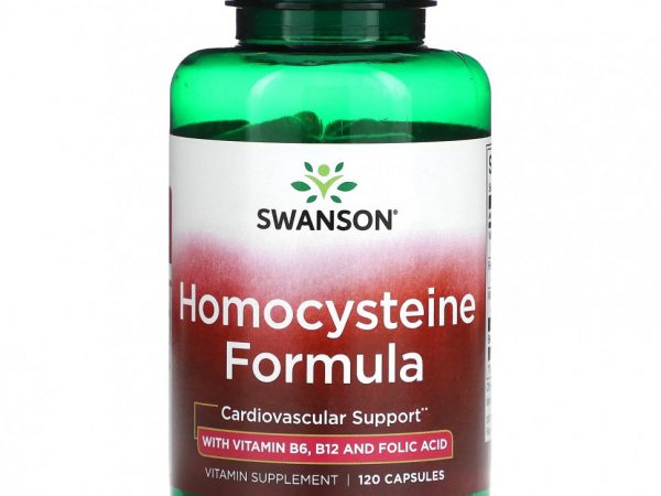 Swanson, Формула гомоцистеина, 120 капсул