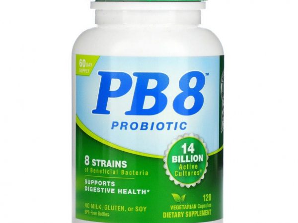Nutrition Now, PB 8, пробиотик, 120 вегетарианских капсул