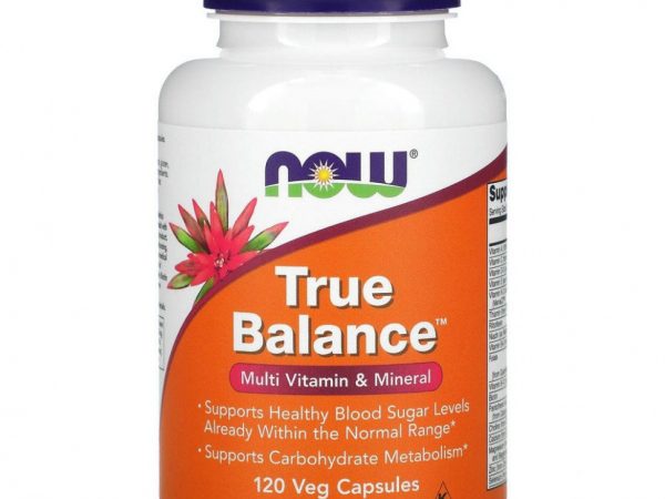 NOW Foods, True Balance, мультивитамины и микроэлементы, 120 вегетарианских капсул