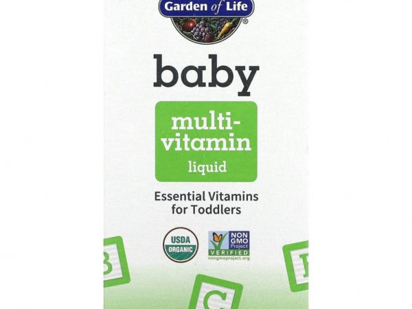 Garden of Life, жидкие мультивитамины для малышей, 56 мл (1,9 жидк. унции)