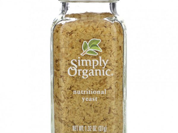 Simply Organic, Органические, питательные дрожжи, 1,32 унц. (37 г)