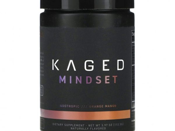 Kaged, Mindset, апельсин и манго, 112,5 г (3,97 унции)