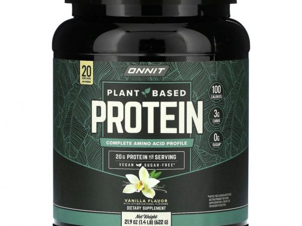 Onnit, Растительный протеин, ваниль, 622 г (1,4 фунта)