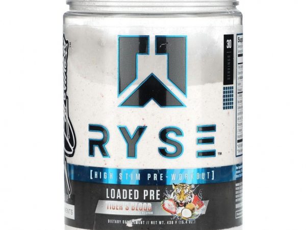 Ryse Supps, Loaded Pre, кровь тигра, 438 г (15,4 унции)