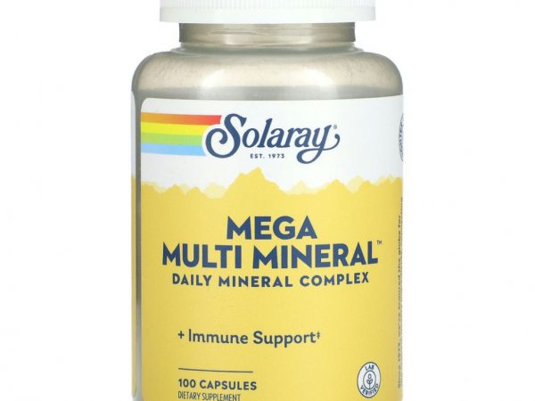 Solaray, Mega Multi Mineral, 100 капсул