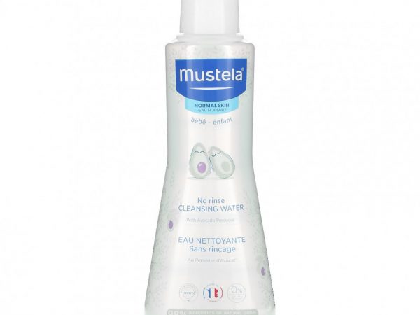 Mustela, Baby, Очищающая вода без ополаскивания, 10,14 жидких унций (300 мл)