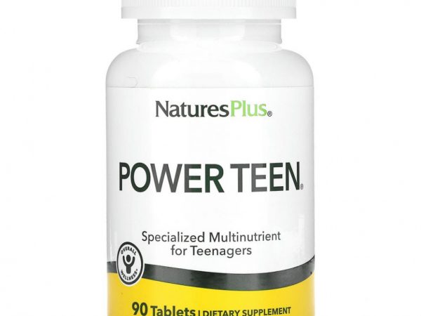 NaturesPlus, Source of Life, Power Teen, питательная добавка для подростков, 90 таблеток