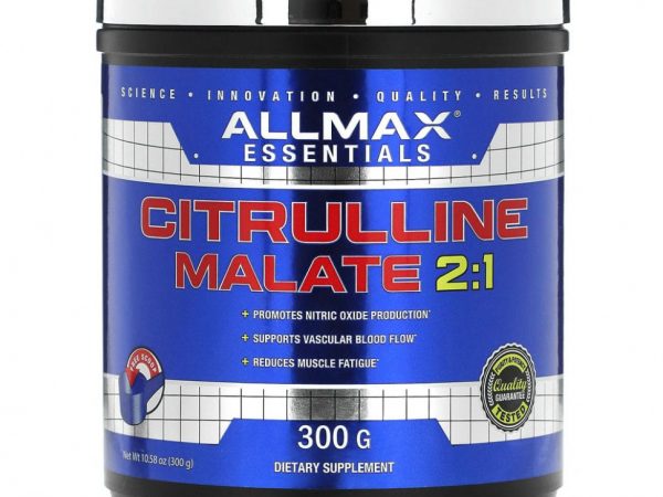 ALLMAX Nutrition, цитруллина малат, с нейтральным вкусом (300 г)