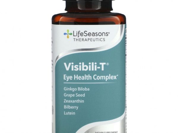LifeSeasons, Visibili-T, комплекс для здоровья глаз, 60 вегетарианских капсул