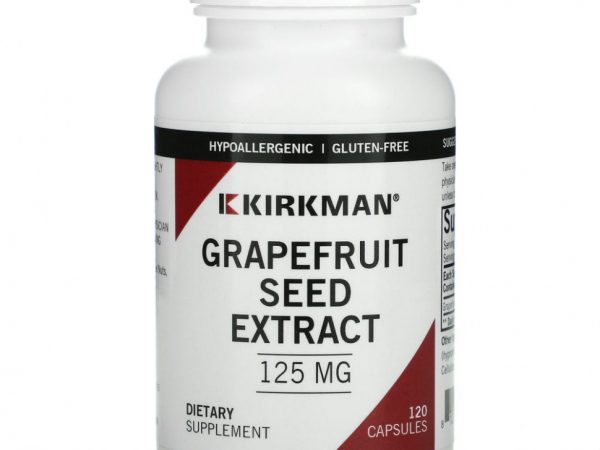 Kirkman Labs, Экстракт из косточек грейпфрута, 125 мг, 120 капсул