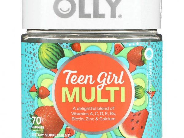 OLLY, Teen Girl Multi, Berry Melon Besties, 70 жевательных таблеток
