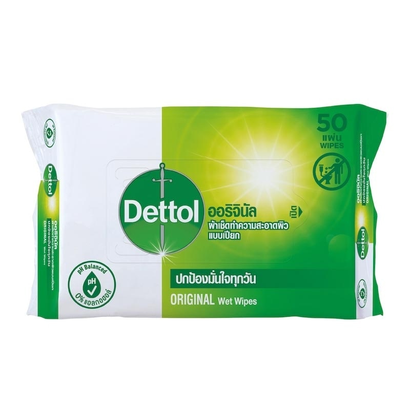 Dettol Antibacterial Wet Wipe 50's