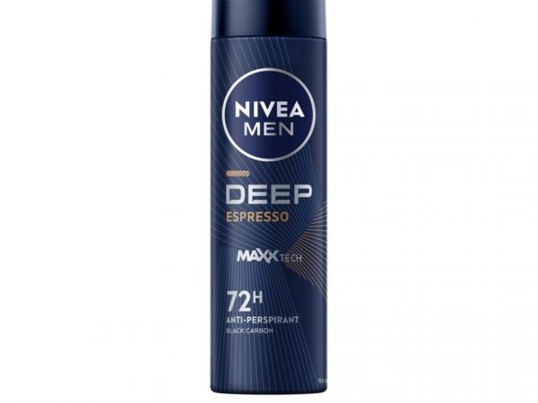 Nivea Men Spray Deep Espresso 150 Ml. ผู้ชาย สเปรย์ลดเหงื่อ ระงับกลิ่นกาย