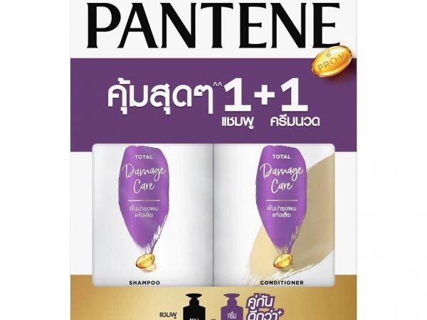 Pantene Pro-V Total Damage Care Box Set (Shampoo 380 Ml.+Conditioner 380 Ml.)