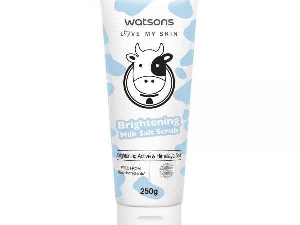 Watsons Love My Skin Brightening Milk Salt Scrub 250g.
