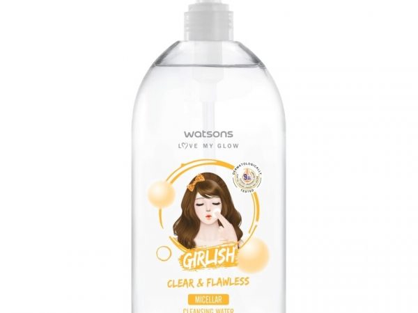 Watsons Girlish Clear  Flawless Micellar Cleansing Water 485ml