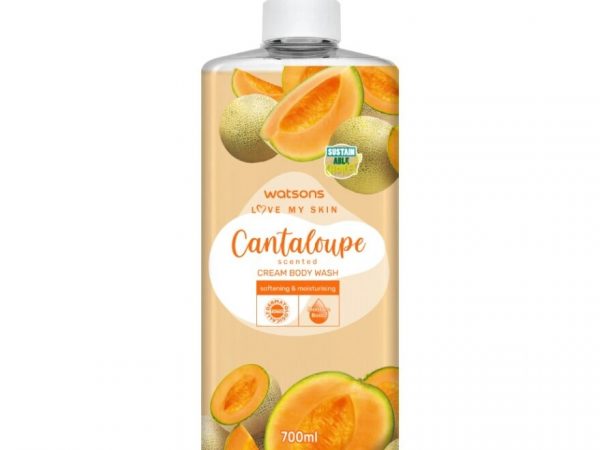 Watsons Love My Skin Cantaloupe Scented Cream Body Wash 700ml.