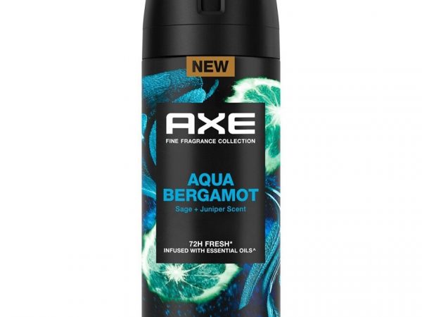 Axe Premium Deodorant Body Spray Aqua Bergamot 135 Ml. สเปรย์ น้ำหอม ระงับกลิ่นกาย