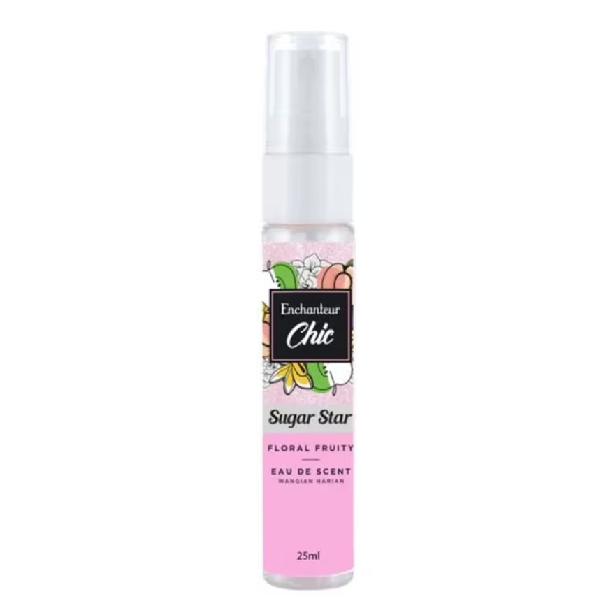 Enchanteur Chic Sugar Star Eau De Scent 25ml.
