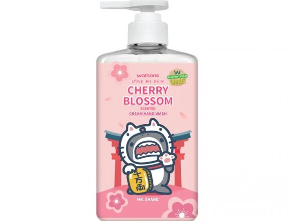 Watsons Love My Skin Cherry Blossom Scented Cream Hand Wash 500ml.