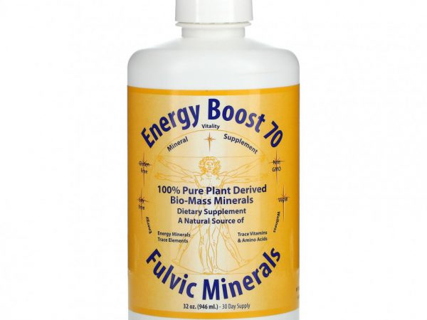 Morningstar Minerals, Energy Boost 70, фульвое минералы, 32 жидких унции (946 мл)