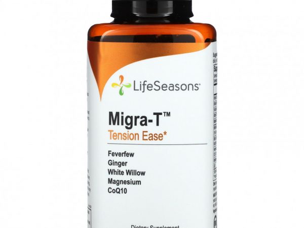 LifeSeasons, Migra-T, Tension Ease, 60 вегетарианских капсул